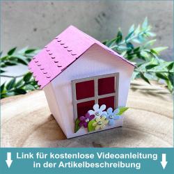 Stanzschablone - Vogelhaus mini